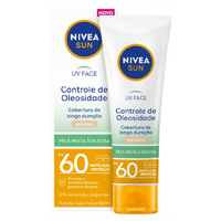 NIVEA SUN UV Face Pele Oleosa FPS60 cor clara