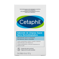 Sabonete em Barra Limpeza Suave Cetaphil Galderma